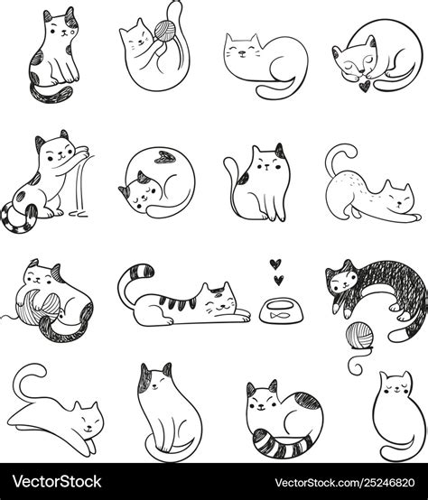 Doodles Of Cats