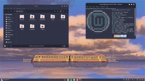 Catppuccin Theme + "Mint-dows 11" Desktop : r/linuxmint