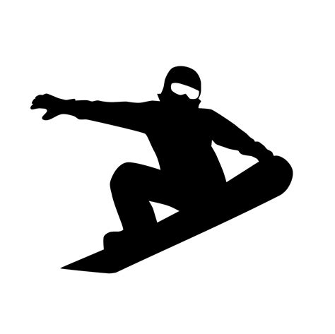 Snowboard Silhouette SVG Vector Artwork Download - Etsy Australia