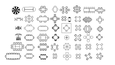 Dining table and chair detail AutoCAD block in dwg file. | Fruit ...