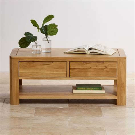 Light Oak Coffee Table | Romsey | Solid Oak | Oak Furnitureland | Solid ...