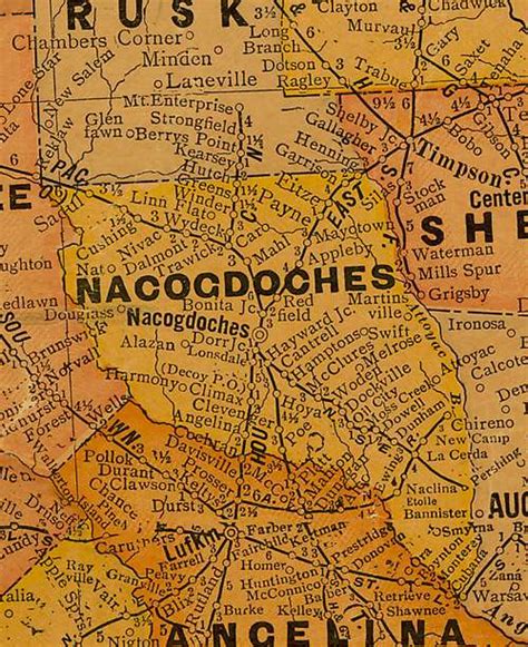 Nacogdoches County Texas.