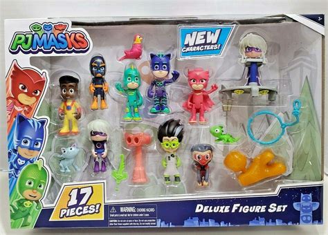 Buy PJ s Deluxe Figure Set 17 Pieces with New Characters Included ...