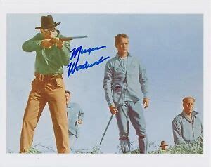 Morgan Woodward Signed 8x10 Photo -Cool Hand Luke / Dallas Star - RARE ...