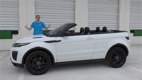 I Can't Believe The Range Rover Evoque Convertible Costs $70,000 - YouTube