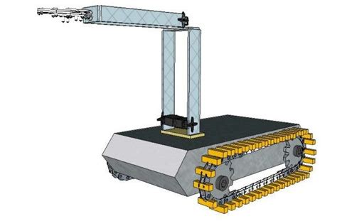 Complete mechanical design of the robot. | Download Scientific Diagram