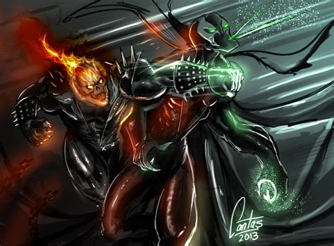 ghost rider vs spawn - The Ghost Rider Fan Art (36512794) - Fanpop