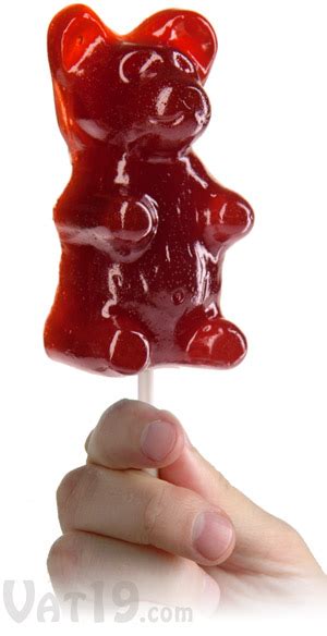 Giant Gummy Bear: World's Largest Gummy Bears on a Stick