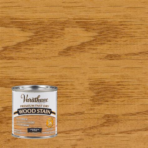 Ipswich Pine, Varathane Premium Fast Dry Wood Stain-262031, Half Pint ...