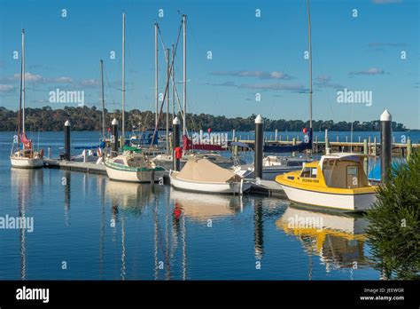 Yacht Club Marina, Metung, Victoria, Australia Stock Photo - Alamy