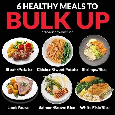 6: Healthy Meal To Bulk Up | Weight gain meals, Healthy weight gain ...