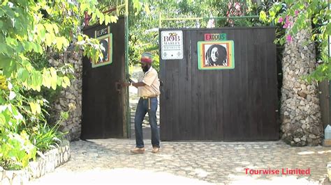 Bob Marley's house and mausoleum in the village of Nine Miles, Jamaica ...