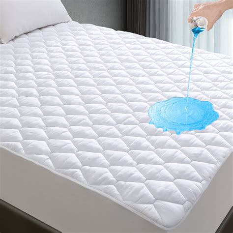 King Mattress Protector, Waterproof Breathable Noiseless King Size ...