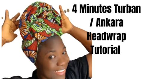 Quick & Easy Turban Headwrap Tutorial - YouTube