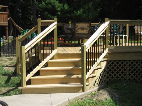 Enhance Your Outdoor Living Space With Patio Stair Railing - Patio Designs