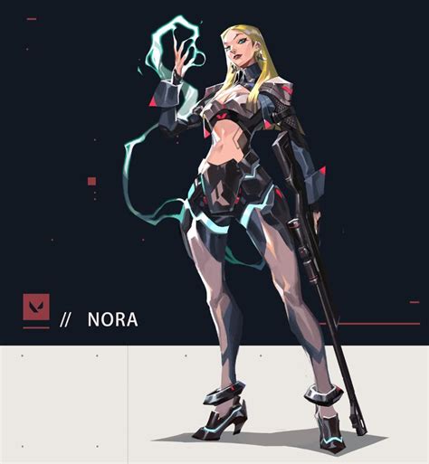 ArtStation - THE NEW AGENT -" NORA " valorant fan art, KAI CHANG ...