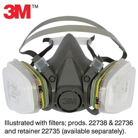 3M™ 6200 Twin Filter Half Mask Respirator only (Filters not included)