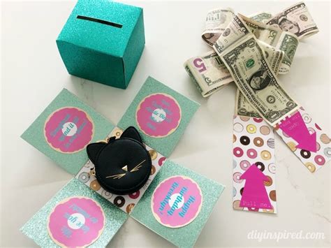 DIY Pop Out Money Gift Box - DIY Inspired