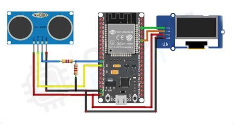 Hc-sr04 Ultrasonic Sensor Circuit Diagram