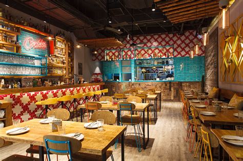 CANTINA AGAVE | Mexican restaurant decor, Mexican restaurant design ...