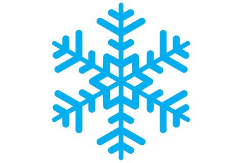 Simple Snowflake Clipart | Free download on ClipArtMag