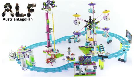 Lego Friends 41130 Amusement Park Roller Coaster - Lego Speed Build ...