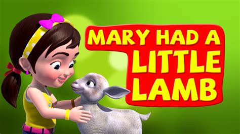 Mary Had A Little Lamb Nursery Rhymes for Children - YouTube