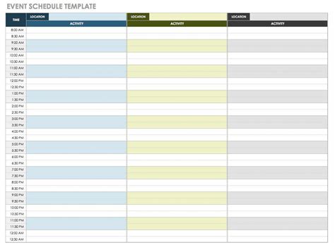 Event Planner Template | Free Business Templates