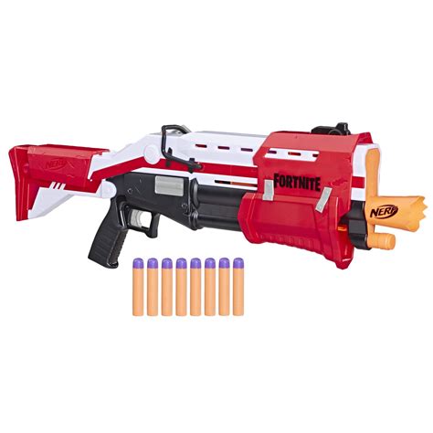 Buy Nerf Fortnite TS Blaster - Pump Action Dart Blaster, 8 Official ...