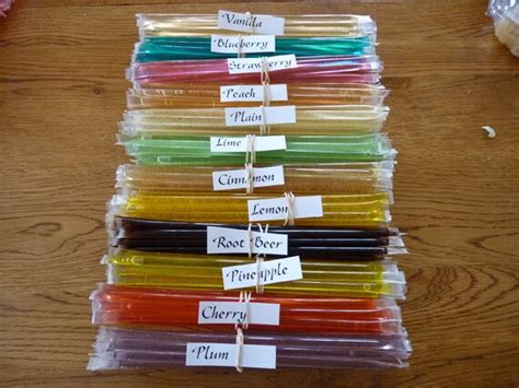 50 Flavored Honey Sticks.Pick your own 5 by SugarHillEnterprises