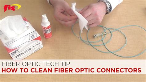 Fiber Optic Tech Tip: How To Clean Fiber Optic Connectors - YouTube