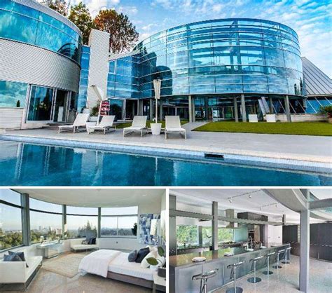 Justin Bieber Moves into $60k/Month Glass-House Mansion ... | Casas ...