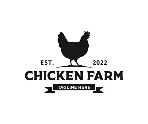 Chicken logo. Chicken farms logo design. Rooster and Chicken poultry ...