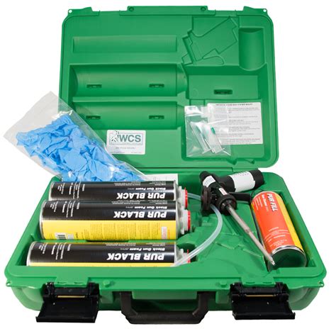 Foam Gun kit w/ Green Plastic molded case | Wildlife Control Supplies ...