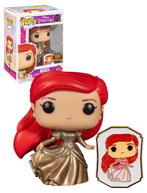 Funko POP! Disney Princess #220 Ariel Ultimate Princess (With Pin ...