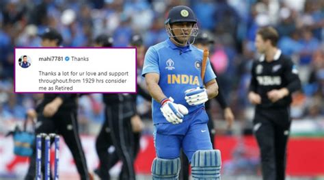 MS Dhoni’s Retirement at 7:29 PM Carries Uncanny Connection With India ...