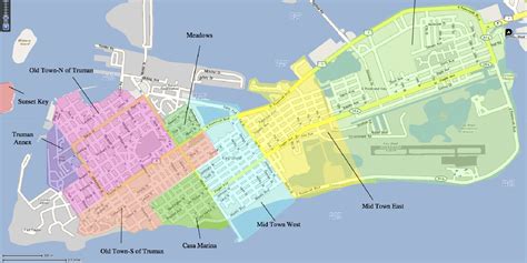 Key West Street Map Printable | Adams Printable Map