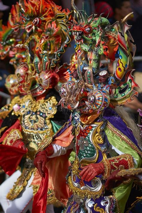 Diablada Dancers at the Oruro Carnival in Bolivia Editorial Photography ...