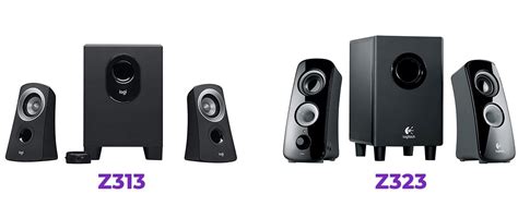 Logitech Z323 Vs. Z313 Speakers Comparison - XBitLabs