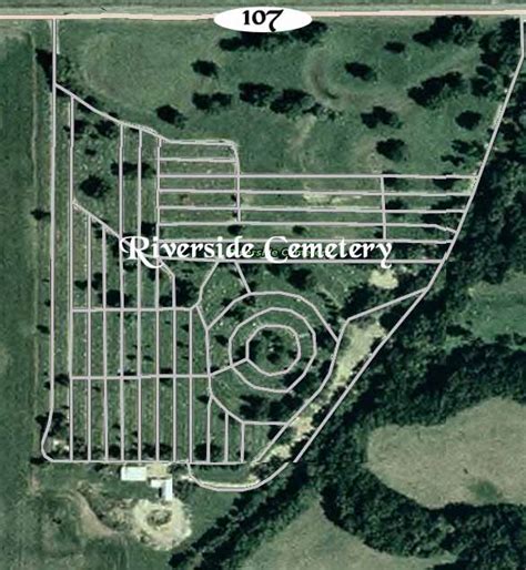 OHIO GENEALOGY EXPRESS - Williams Co., Ohio - Map of Riverside Cemetery