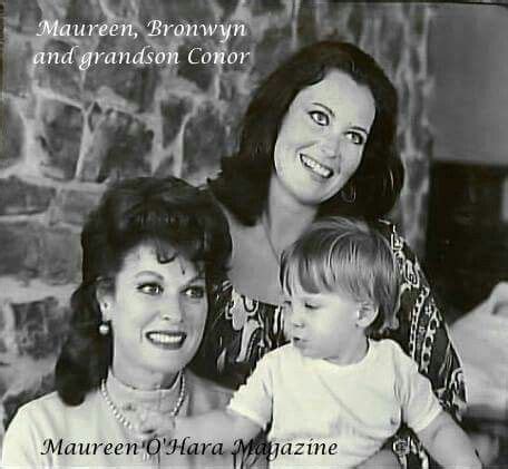 Maureen O’Hara with her daughter, Bronwyn, & grandson Conor Beau ...