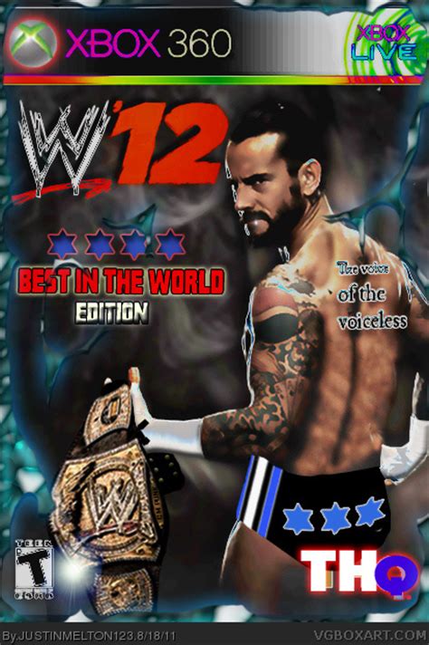 WWE 12 Xbox 360 Box Art Cover by JUSTINMELTON123