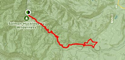 Salmon River Trail Map, 25.7 miles | Salmon river, River trail, River