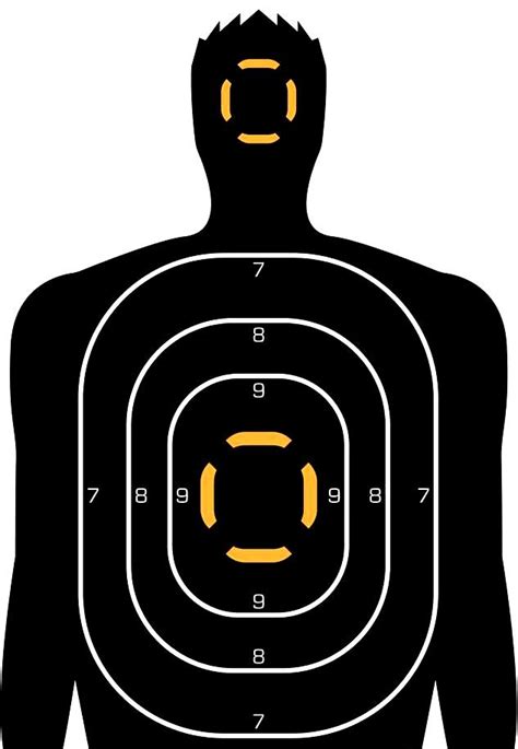 Human Printable Shooting Targets