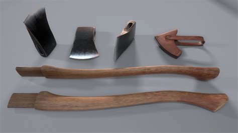 ArtStation - Felling Axe with Sheath | Game Assets