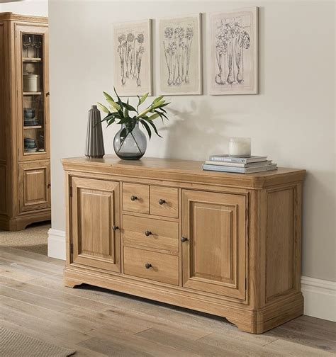 Carmen Solid Oak Large Sideboard Solid American White Oak Dovetail ...