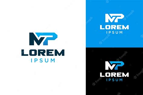 Premium Vector | Mp logo design