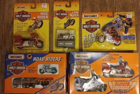 Matchbox Harley-Davidson Lot (Ruler in Pictures to Give Idea of Size of ...