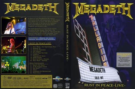 Megadeth - Rust in Peace Live - Encyclopaedia Metallum: The Metal Archives