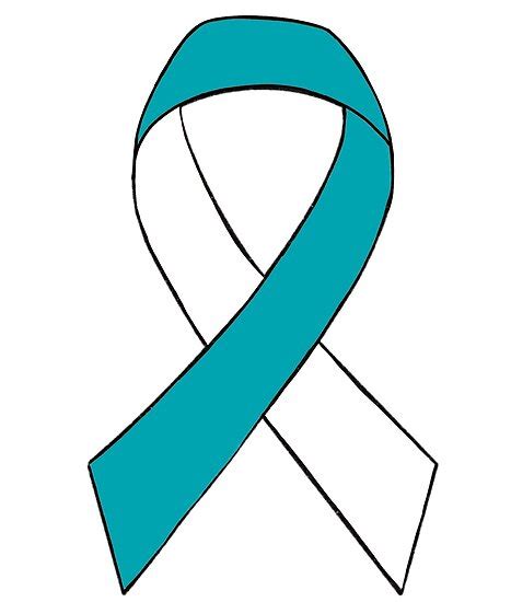 Cervical Cancer Ribbon Svg